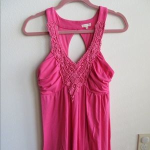 Maurice’s Hot Pink Knee Length Flowy Dress